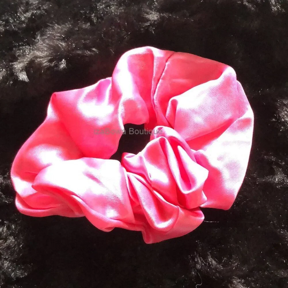 Bundle (6) Satin Scrunchie   ISC8125  - KIDS  Handmade NWT Boutique